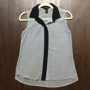 H&M Button Front Blouse